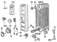 Black & Decker RF1000 Type 1 Oil Radiator Spare Parts